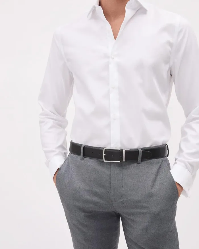 RWandCO Belts and Suspenders Reversible Black And Tan Leather Belt Black 8211 Men RWandCO Belts and Suspenders Reversible Black And Tan Leather Belt Black 8211 Men