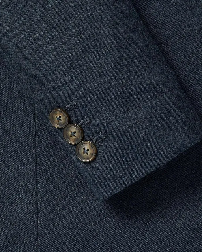 RWandCO Blazers Indigo DoubleBreasted Open Flannel Blazer Avigo Blue 8211 Women RWandCO Blazers Indigo DoubleBreasted Open Flannel Blazer Avigo Blue 8211 Women