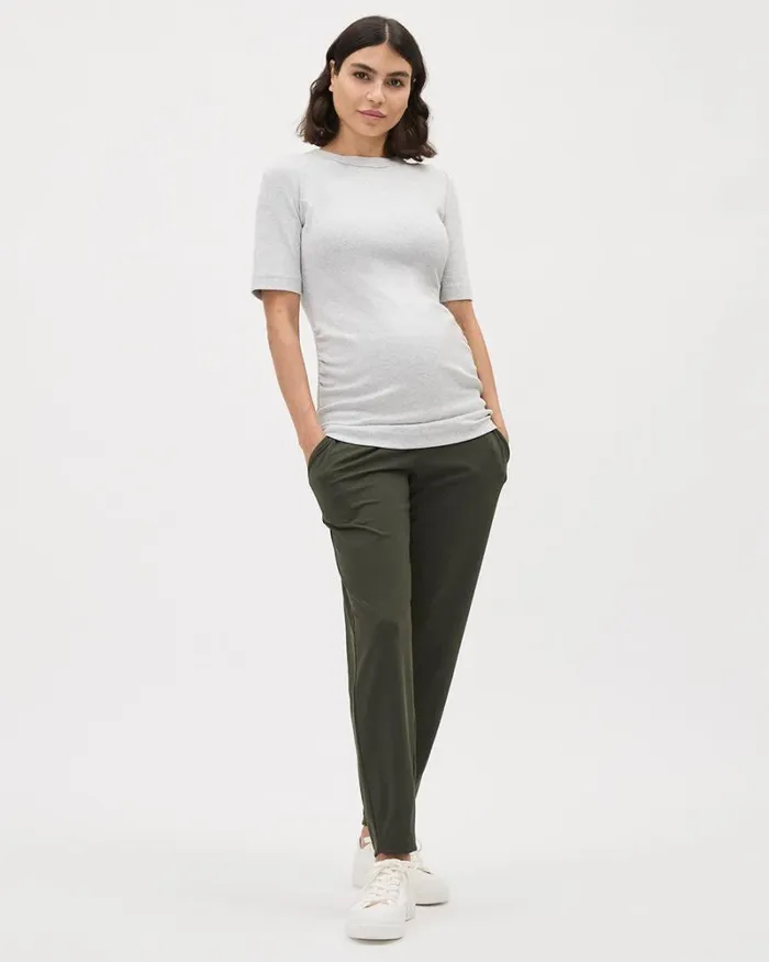 RWandCO Bottoms The Anywhere Jogger 8211 Thyme Maternity Rosin 8211 Women RWandCO Bottoms The Anywhere Jogger 8211 Thyme Maternity Rosin 8211 Women