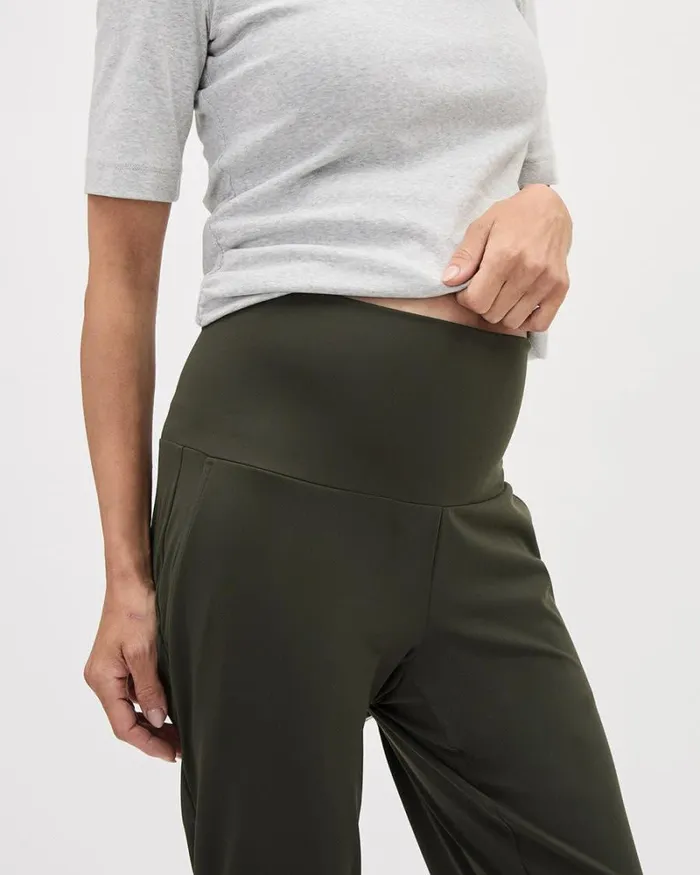 RWandCO Bottoms The Anywhere Jogger 8211 Thyme Maternity Rosin 8211 Women RWandCO Bottoms The Anywhere Jogger 8211 Thyme Maternity Rosin 8211 Women