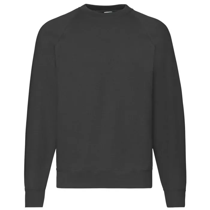 RWandCO Coats and Jackets Fruit Of The Loom 8211 Mens Classic 8020 Raglan Sweatshirt Black 8211 Men RWandCO Coats and Jackets Fruit Of The Loom 8211 Mens Classic 8020 Raglan Sweatshirt Black 8211 Men