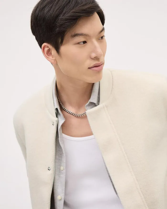 RWandCO Coats and Jackets Light Beige Bomber Jacket Light Beige 8211 Men RWandCO Coats and Jackets Light Beige Bomber Jacket Light Beige 8211 Men