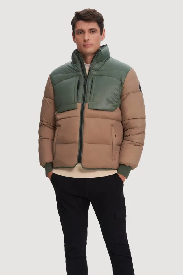 RWandCO Coats and Jackets Noize 8211 Atlas Short Puffer Mossbutternut 8211 Men RWandCO Coats and Jackets Noize 8211 Atlas Short Puffer Mossbutternut 8211 Men