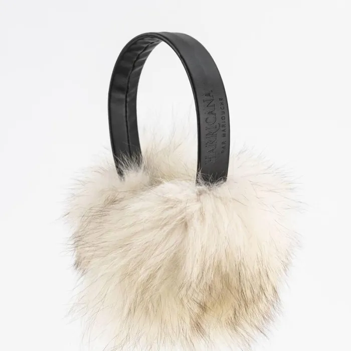 RWandCO Hair Accessories HARRICANA 8211 EARMUFFS W UPCYCLED FUR Light Brown 8211 Women RWandCO Hair Accessories HARRICANA 8211 EARMUFFS W UPCYCLED FUR Light Brown 8211 Women