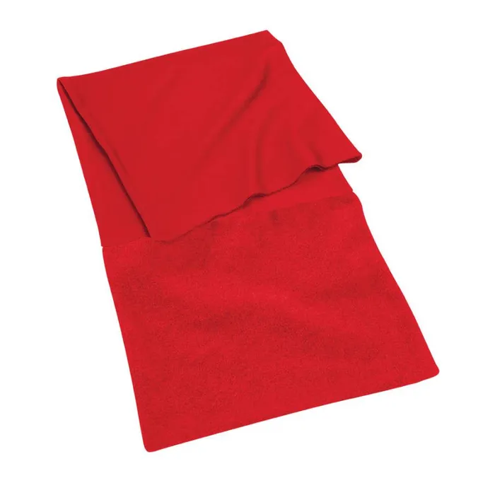 RWandCO Hats Gloves and Scarves Beechfield 8211 Morf SupaFleece Neck Warmer Medium Red 8211 Men