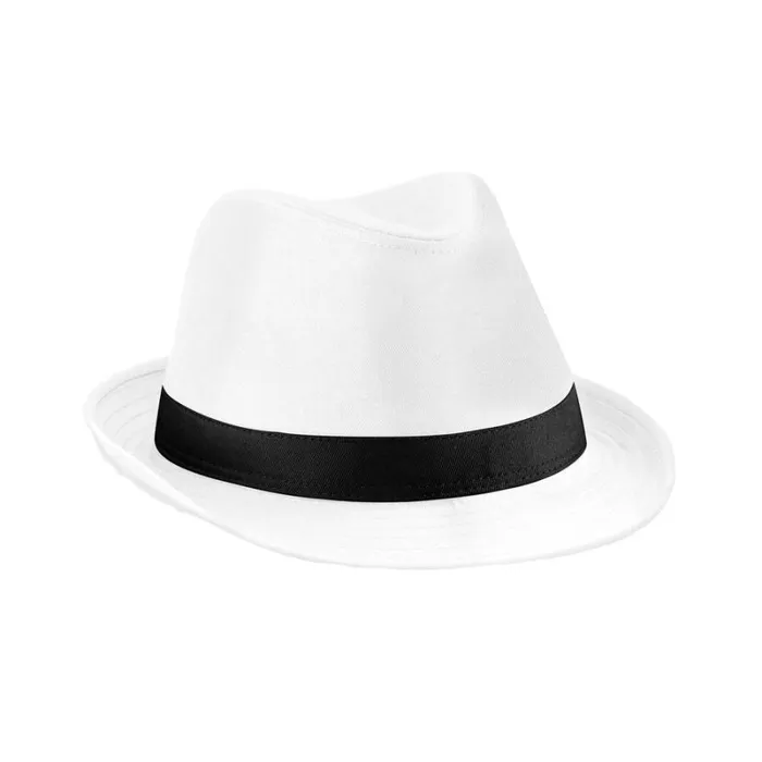 RWandCO Hats Gloves and Scarves Beechfield 8211 Unisex Adult Fedora White 8211 Men RWandCO Hats Gloves and Scarves Beechfield 8211 Unisex Adult Fedora White 8211 Men