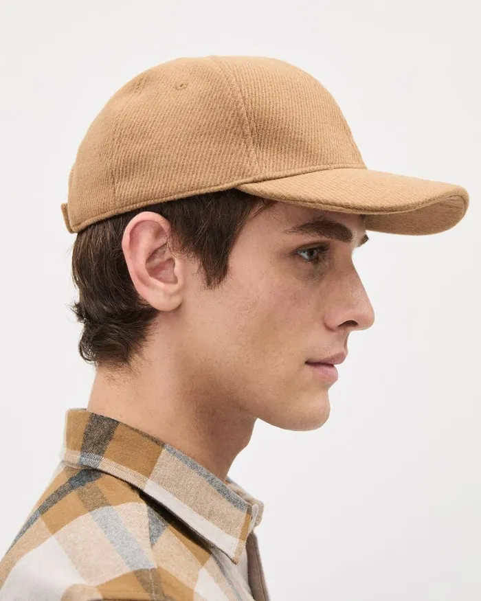 RWandCO Hats Gloves and Scarves Felt Cap Camel 8211 Men RWandCO Hats Gloves and Scarves Felt Cap Camel 8211 Men