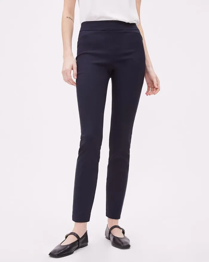 RWandCO Leggings Solid HighRise Ankle City Legging Pant Night Sky 8211 Women