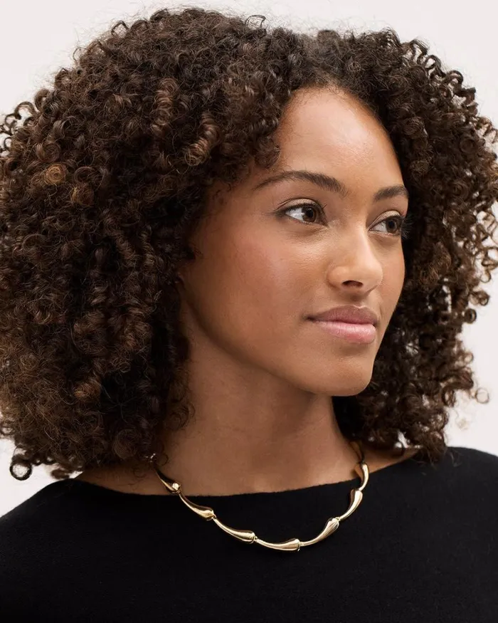 RWandCO Necklaces Short Statement Necklace Gold 8211 Women