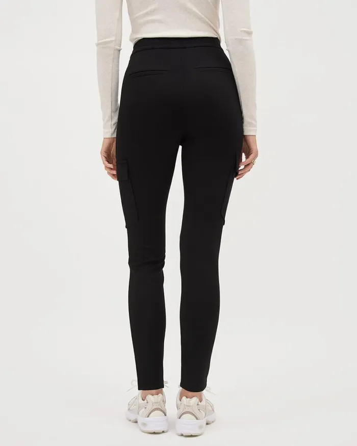 RWandCO Pants Black Legging Pant With Cargo Pockets Black 8211 Women RWandCO Pants Black Legging Pant With Cargo Pockets Black 8211 Women
