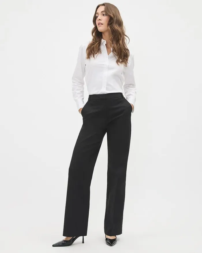 RWandCO Pants Limitless HighWaist Wide Leg Signature Pant Black 8211 Women