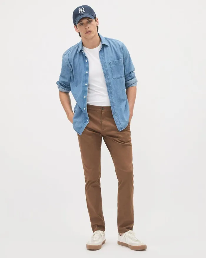 RWandCO Pants SlimFit SuperStretch Chino Pant Emperador 8211 Men