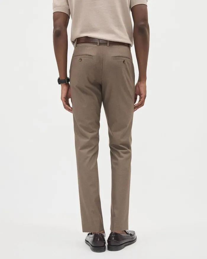 RWandCO Pants Solid SlimFit City Pant Brown 8211 Men RWandCO Pants Solid SlimFit City Pant Brown 8211 Men