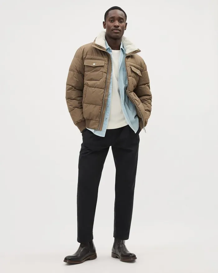 RWandCO Shirts LongSleeve Denim Shirt With Chest Pocket Bleach Denim 8211 Men RWandCO Shirts LongSleeve Denim Shirt With Chest Pocket Bleach Denim 8211 Men