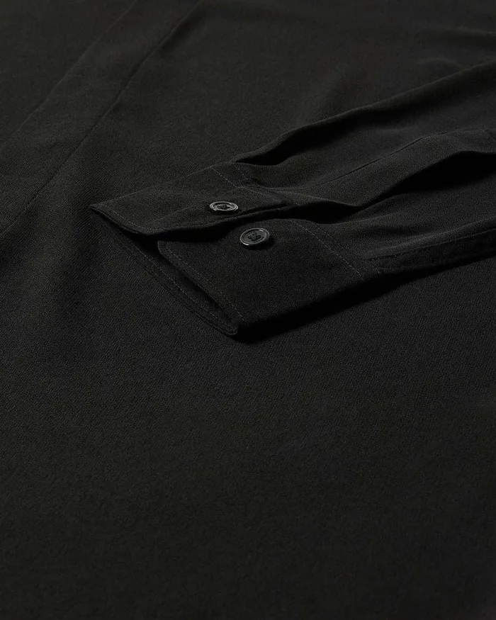 RWandCO Shirts RegularFit Sheer Dress Shirt Black 8211 Men RWandCO Shirts RegularFit Sheer Dress Shirt Black 8211 Men