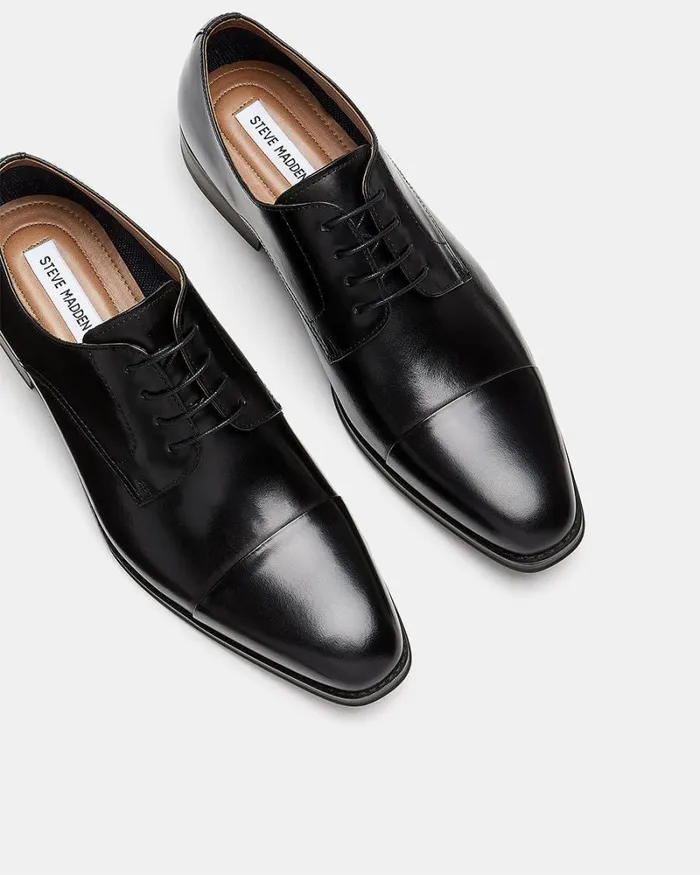 RWandCO Shoes Steve Madden TM 8211 Plot Leather Dressy Shoes Black 8211 Men RWandCO Shoes Steve Madden TM 8211 Plot Leather Dressy Shoes Black 8211 Men