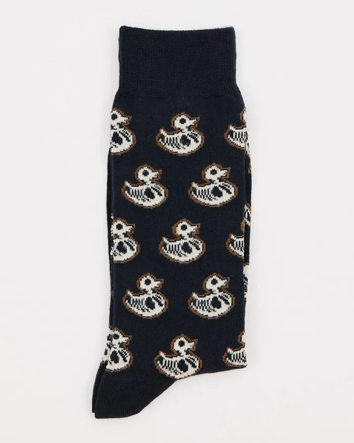 RWandCO Socks Skeleton Duck Socks Total Eclipse 8211 Men