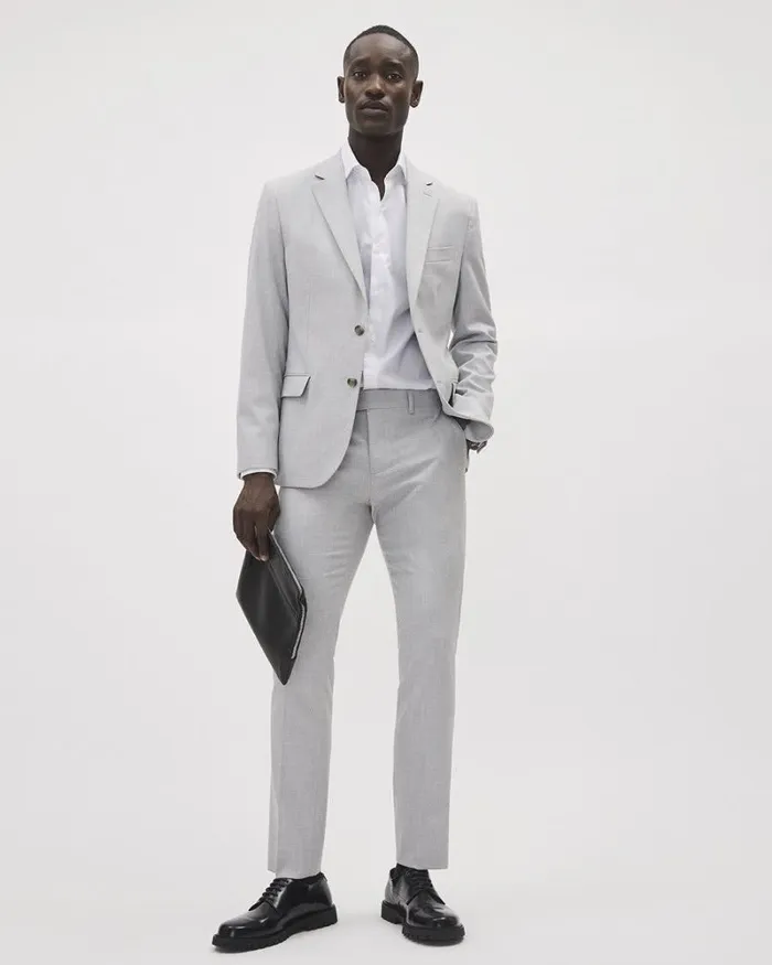 RWandCO Suit Pants Essential Light Grey Suit Pant Flint Grey 8211 Men