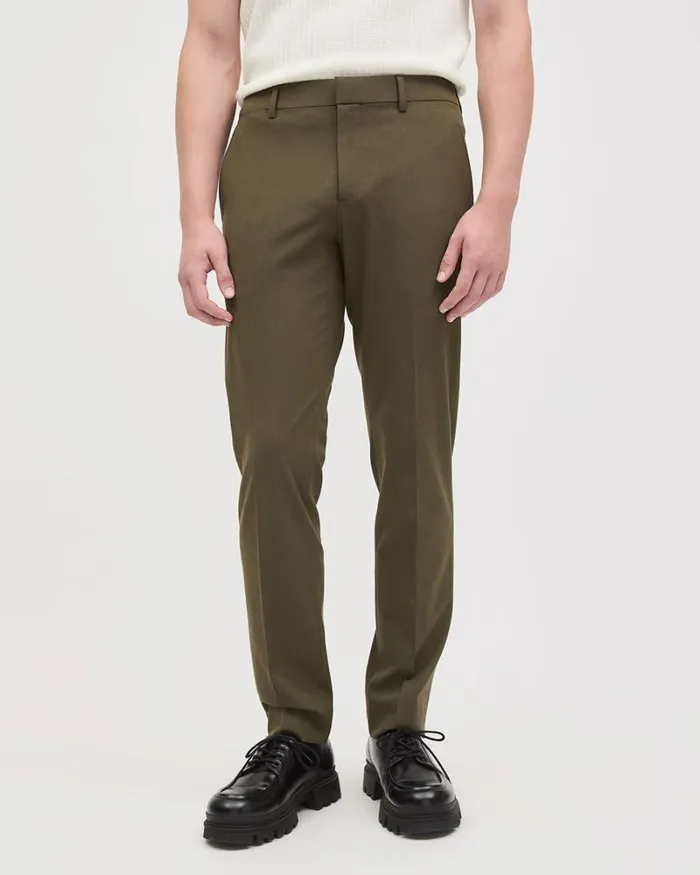 RWandCO Suit Pants SlimFit Dark Olive Suit Pant Dark Olive 8211 Men RWandCO Suit Pants SlimFit Dark Olive Suit Pant Dark Olive 8211 Men