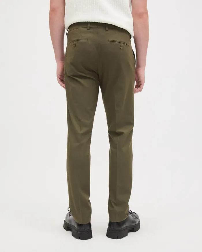 RWandCO Suit Pants SlimFit Dark Olive Suit Pant Dark Olive 8211 Men RWandCO Suit Pants SlimFit Dark Olive Suit Pant Dark Olive 8211 Men