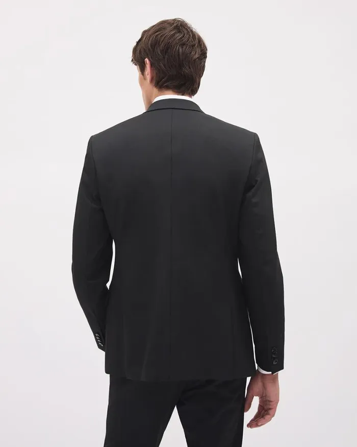 RWandCO Suits Black Slim Fit ETech Blazer Black 8211 Men RWandCO Suits Black Slim Fit ETech Blazer Black 8211 Men