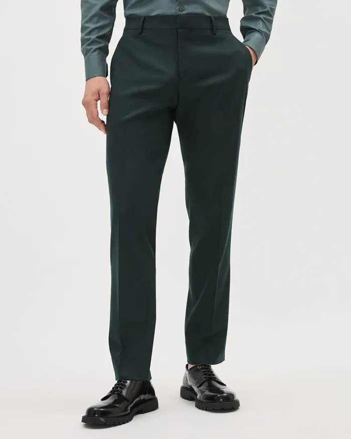 RWandCO Suits Brushed Twill TailoredFit Pant Pine 8211 Men