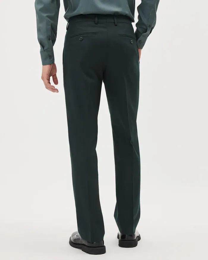 RWandCO Suits Brushed Twill TailoredFit Pant Pine 8211 Men RWandCO Suits Brushed Twill TailoredFit Pant Pine 8211 Men