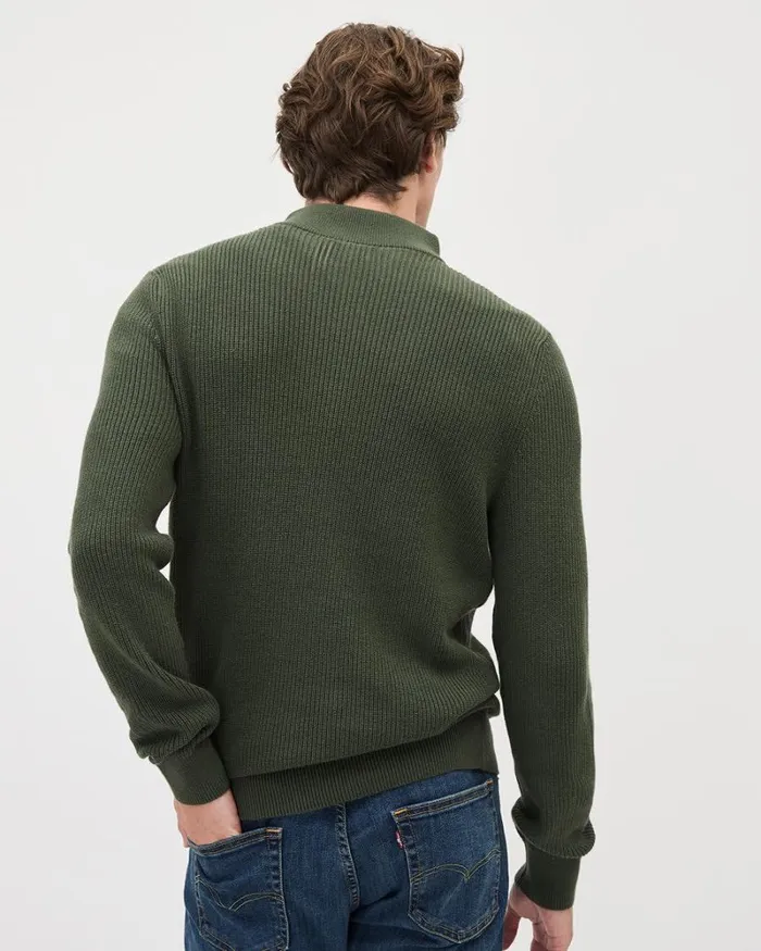 RWandCO Sweaters and Cardigans LongSleeve HalfZip MockNeck Sweater Pine Brook 8211 Men RWandCO Sweaters and Cardigans LongSleeve HalfZip MockNeck Sweater Pine Brook 8211 Men
