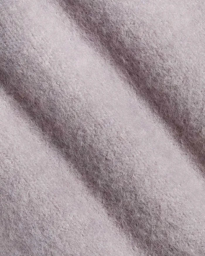 RWandCO Sweaters and Cardigans LongSleeve TurtleNeck Pullover With Flower Embroidery Lavender Frost 8211 Women RWandCO Sweaters and Cardigans LongSleeve TurtleNeck Pullover With Flower Embroidery Lavender Frost 8211 Women