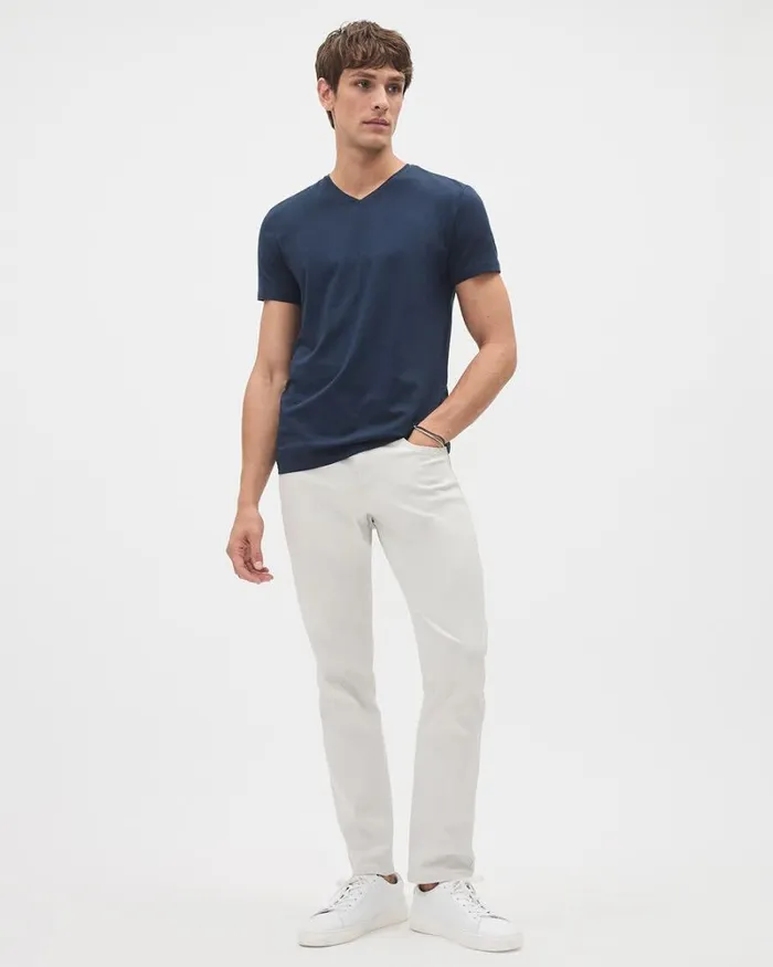 RWandCO TShirts Supima Cotton R VNeck Tshirt Navy Blue 8211 Men