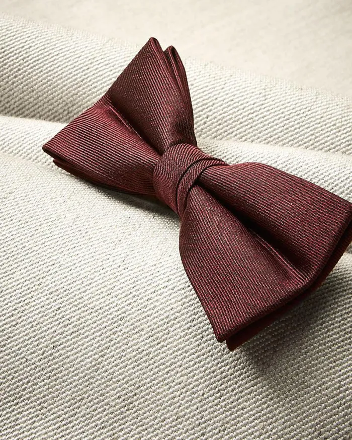 RWandCO Ties and Bow Ties Classic Dark Red Bow Tie Tawny Port 8211 Men