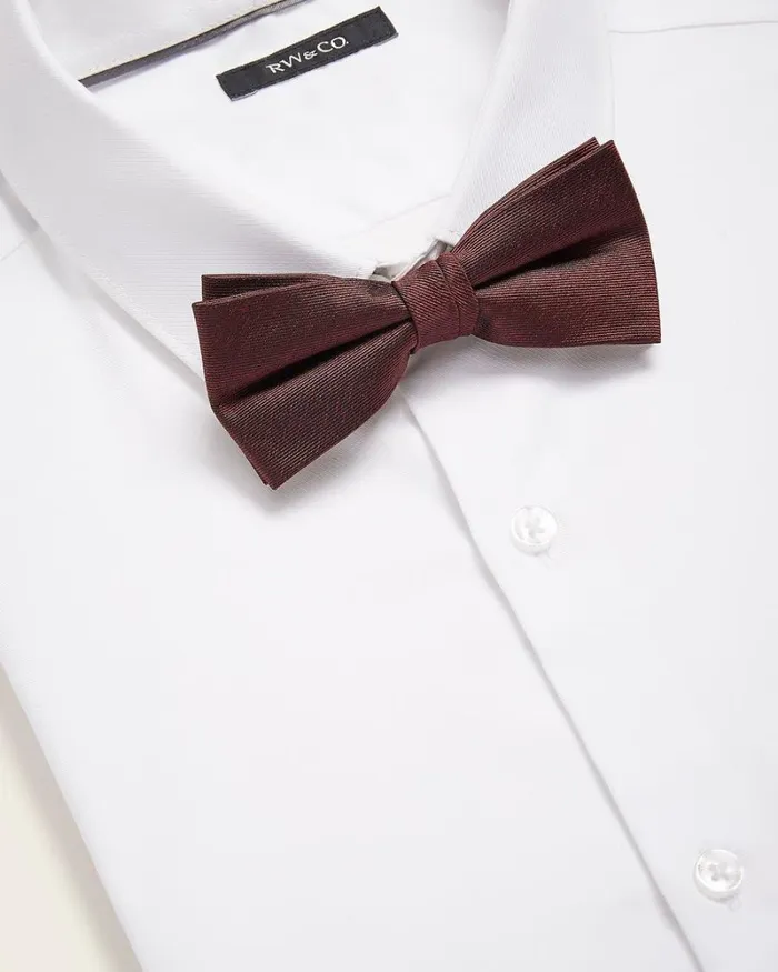 RWandCO Ties and Bow Ties Classic Dark Red Bow Tie Tawny Port 8211 Men RWandCO Ties and Bow Ties Classic Dark Red Bow Tie Tawny Port 8211 Men