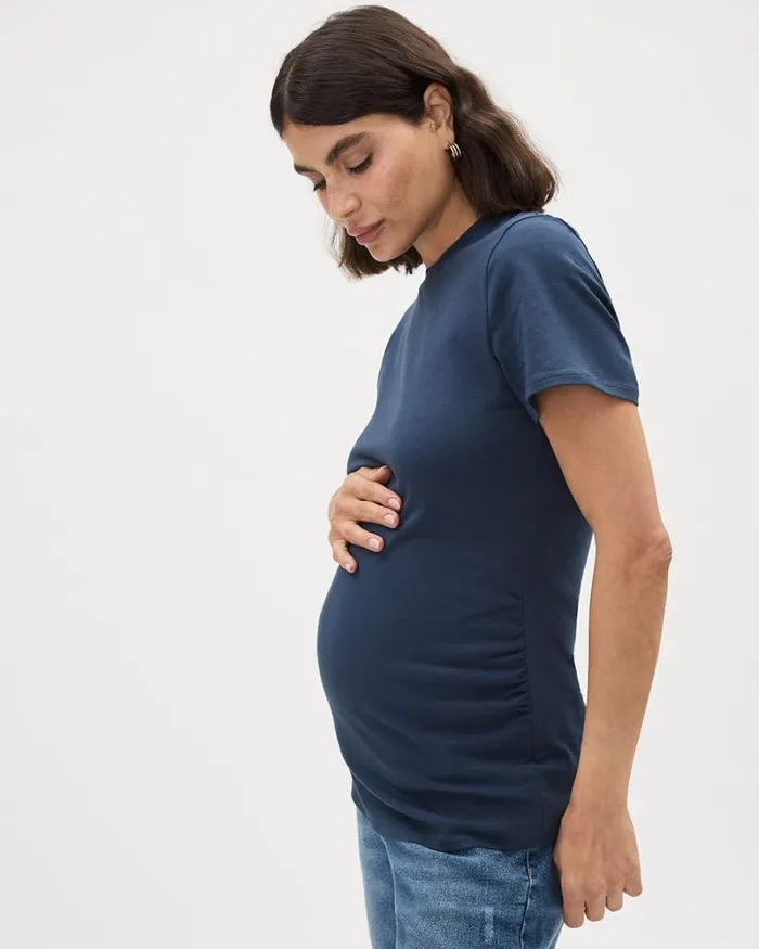 RWandCO Tops The Perfect CrewNeck TShirt 8211 Thyme Maternity Spellbound 8211 Women RWandCO Tops The Perfect CrewNeck TShirt 8211 Thyme Maternity Spellbound 8211 Women
