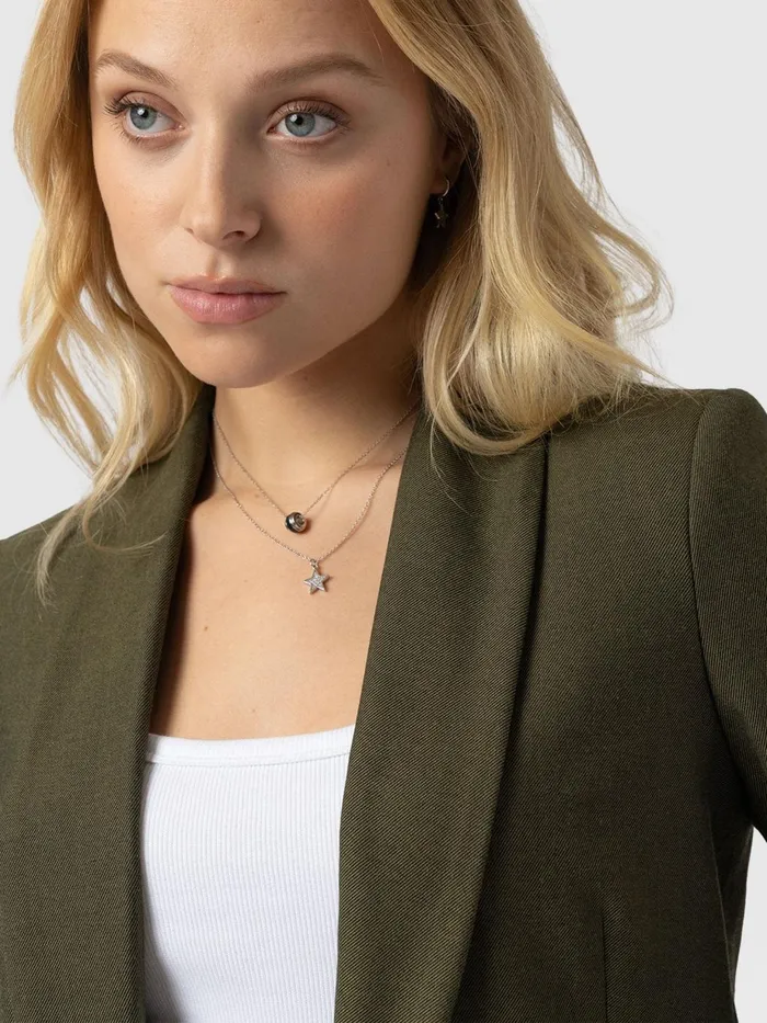 Saint And Sofia Blazers Women Argent Blazer 8211 Khaki Khaki