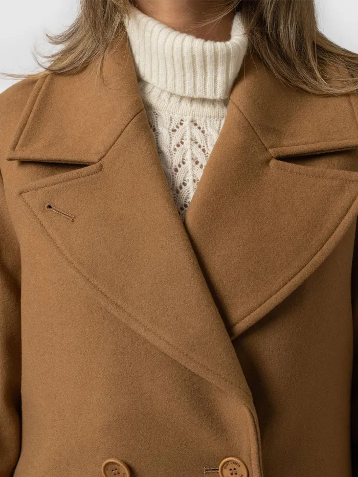 Saint And Sofia Coats and Jackets Women Halcyon Coat 8211 Camel Camel