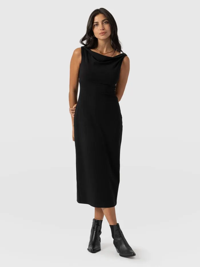 Saint And Sofia Dresses Women Kelsea Midaxi Dress 8211 Black Black