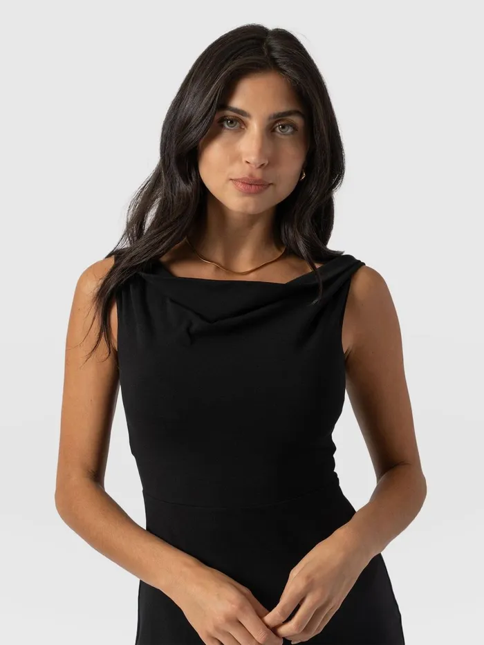Saint And Sofia Dresses Women Kelsea Midaxi Dress 8211 Black Black
