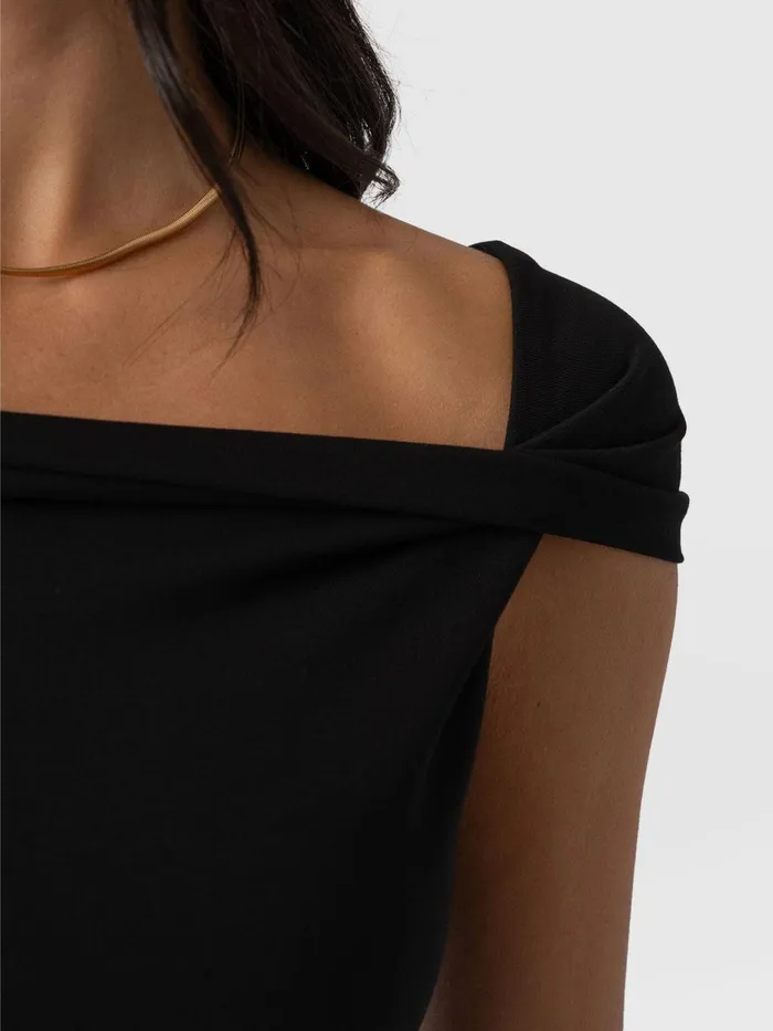 Saint And Sofia Dresses Women Kelsea Midaxi Dress 8211 Black Black