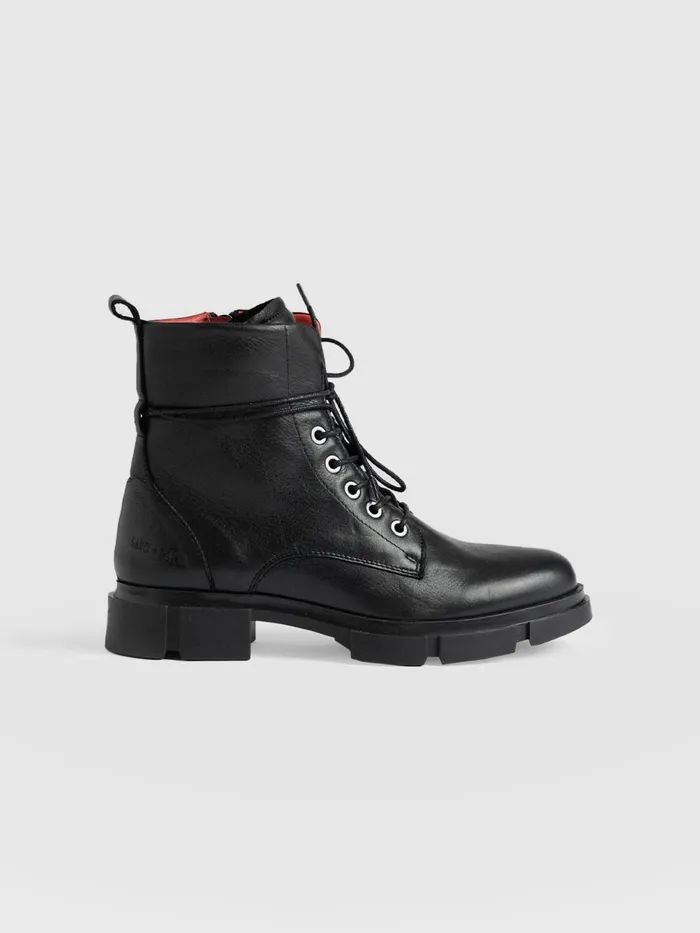 Saint And Sofia Leather Women Noho Boot 8211 Black Black
