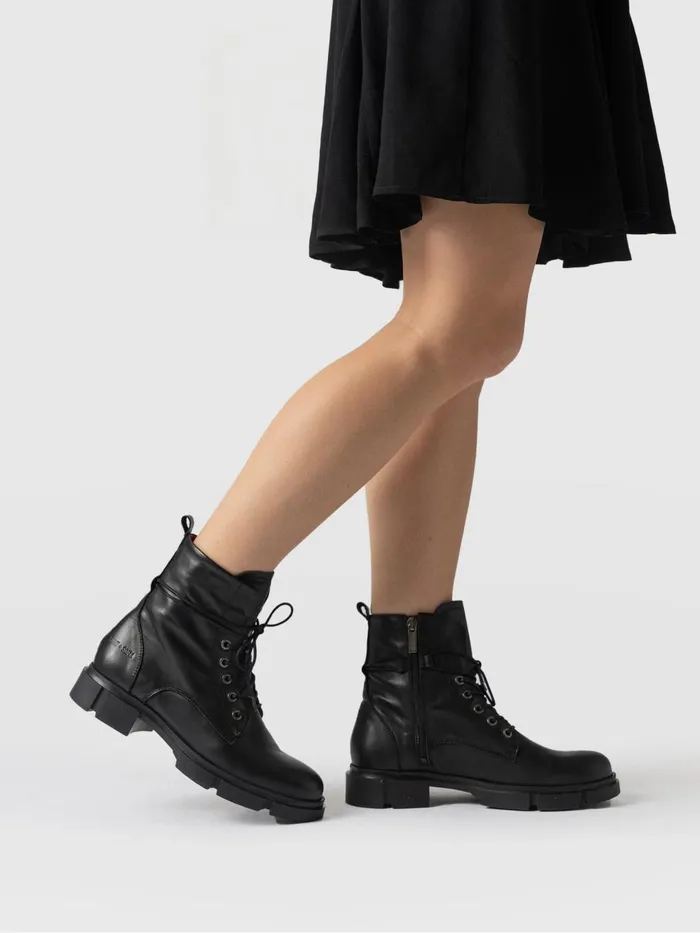 Saint And Sofia Leather Women Noho Boot 8211 Black Black