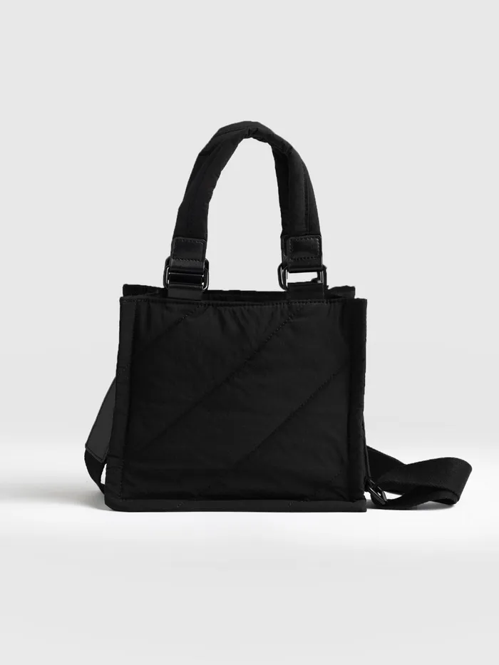 Saint And Sofia Nylon Bags Women Mini Penny Tote Bag 8211 Black Black