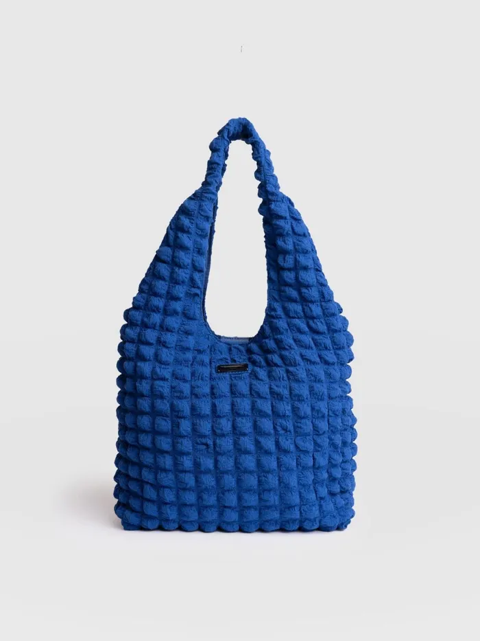 Saint And Sofia Nylon Bags Women Soho Shoulder Tote Bag 8211 Blue Blue