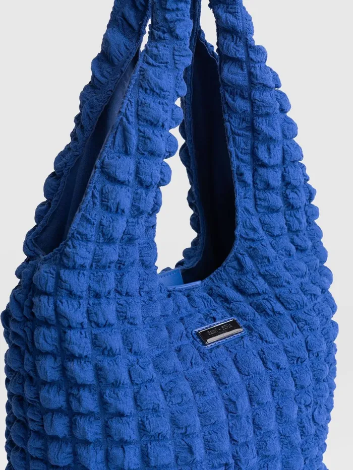 Saint And Sofia Nylon Bags Women Soho Shoulder Tote Bag 8211 Blue Blue