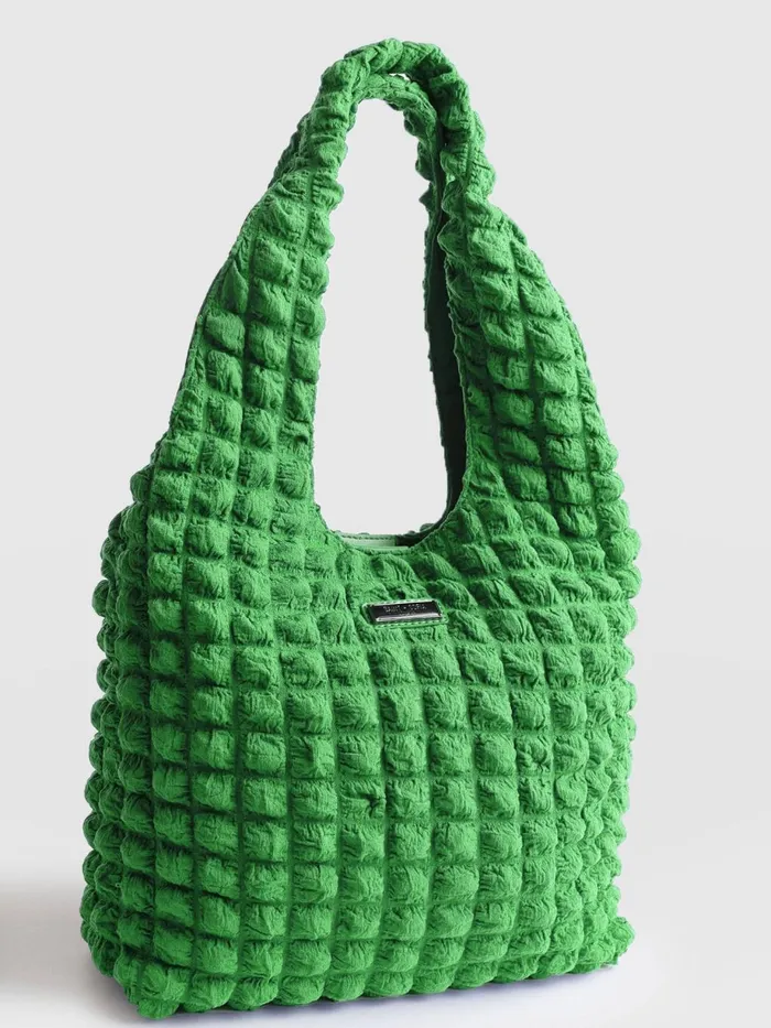 Saint And Sofia Nylon Bags Women Soho Shoulder Tote Bag 8211 Green Green