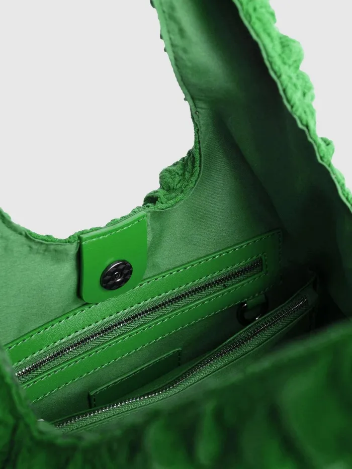 Saint And Sofia Nylon Bags Women Soho Shoulder Tote Bag 8211 Green Green