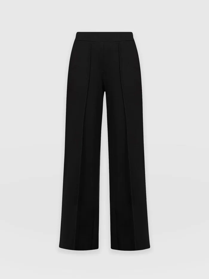 Saint And Sofia Pants Women Keller Wide Leg Pant 8211 Black Black
