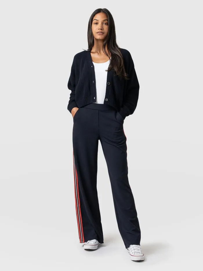 Saint And Sofia Pants Women Victory Straight Leg Pant 8211 NavyRed Stripe Navyred Stripe Saint And Sofia Pants Women Victory Straight Leg Pant 8211 NavyRed Stripe Navyred Stripe