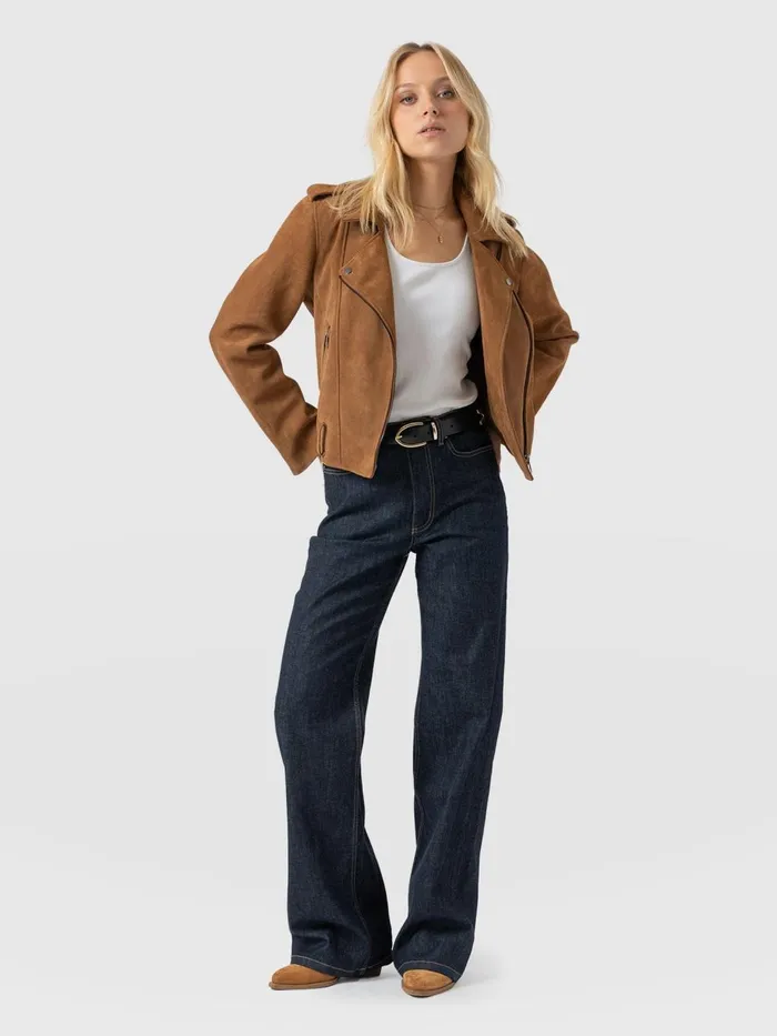 Saint And Sofia Pants Women Wide Leg Jeans 8211 Indigo Blue Indigo Blue