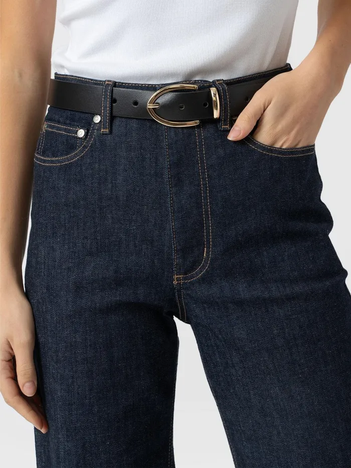 Saint And Sofia Pants Women Wide Leg Jeans 8211 Indigo Blue Indigo Blue