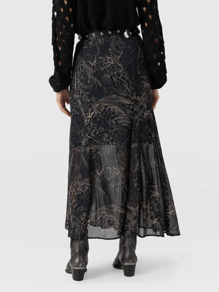 Saint And Sofia Skirts Women Audrey Skirt 8211 Spot Feather Spot Feather